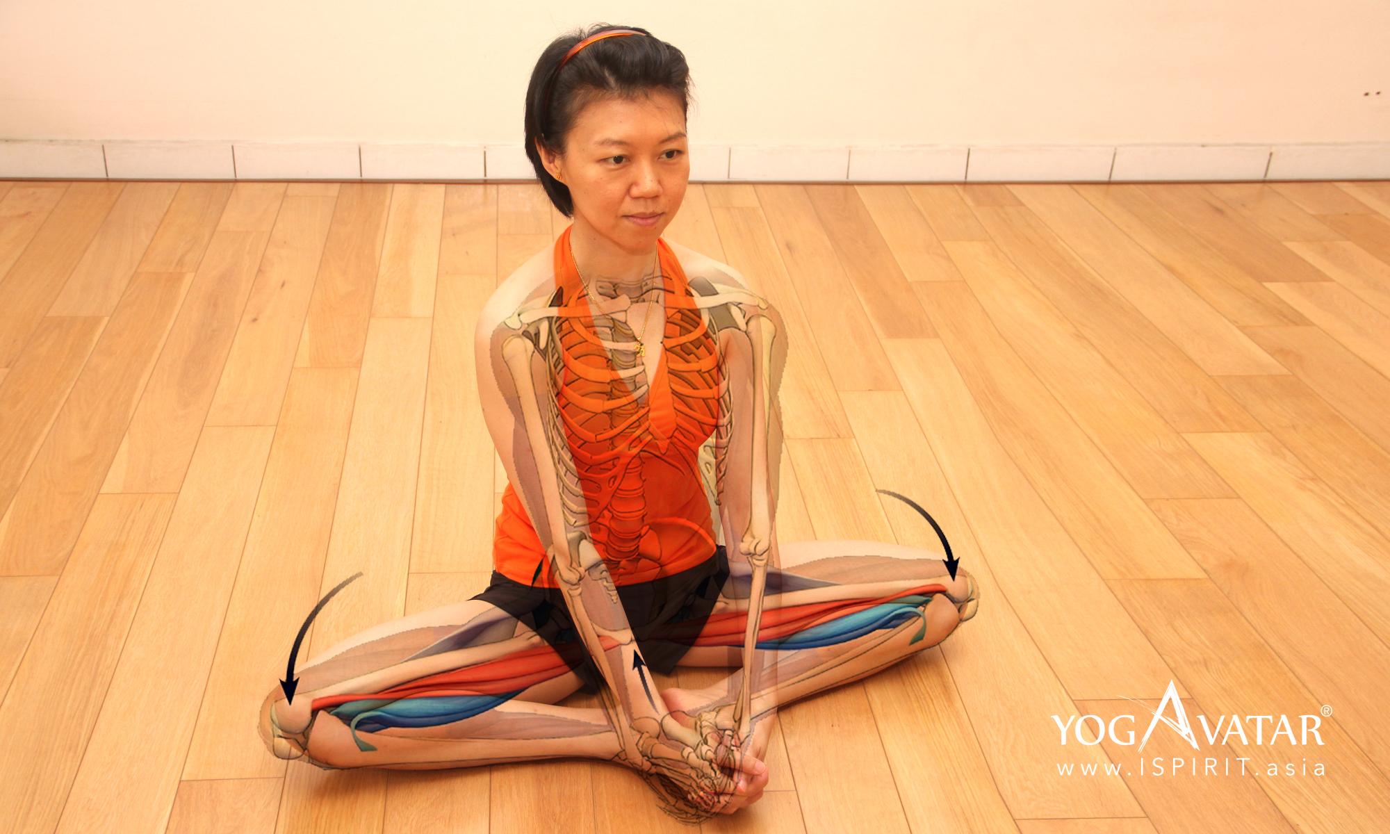 Premium Photo | Beautiful sporty fit woman practices yoga asana baddha  konasana bound angle pose